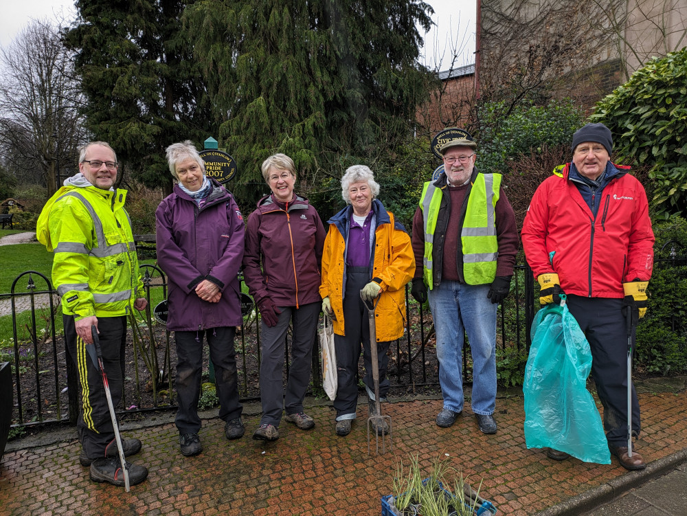 Town Tidy Champion Glen Williams and volunteers are heading to Astbury Mere this weekend (Credit: CTC)