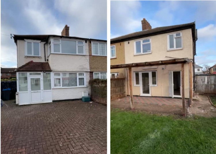 The site at 9 Barnsbury Close in New Malden is currently a residential dwelling (Image taken from planning application / iPlans)