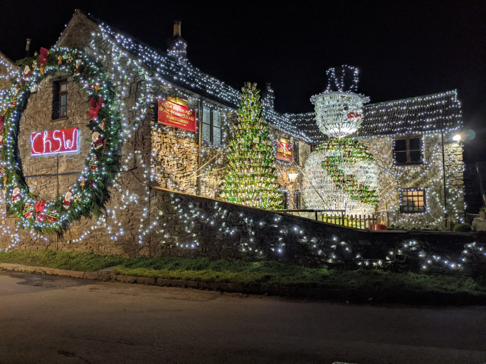 The Queen Victoria Inn raised £11,000 for charity. 