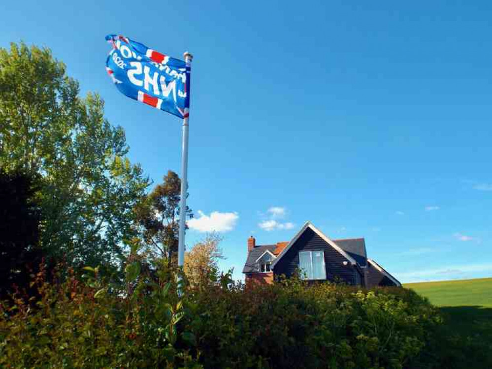 Blue skies over Shotley