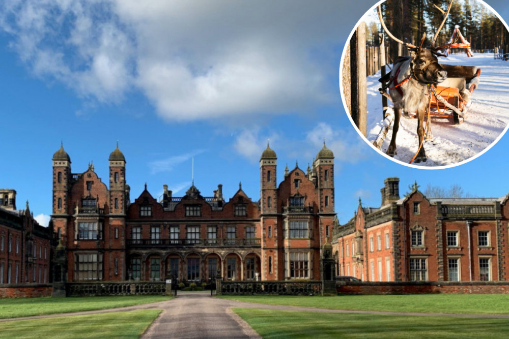 Cheshire East Council has approved plans for a Christmas experience at Capesthorne Hall (Credit: Capesthorne Hall/Canva)