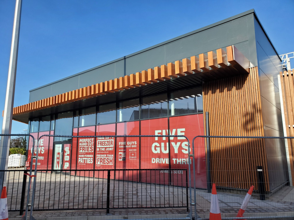 Works on site at Leamington Shopping Park (image by Geoff Ousbey)