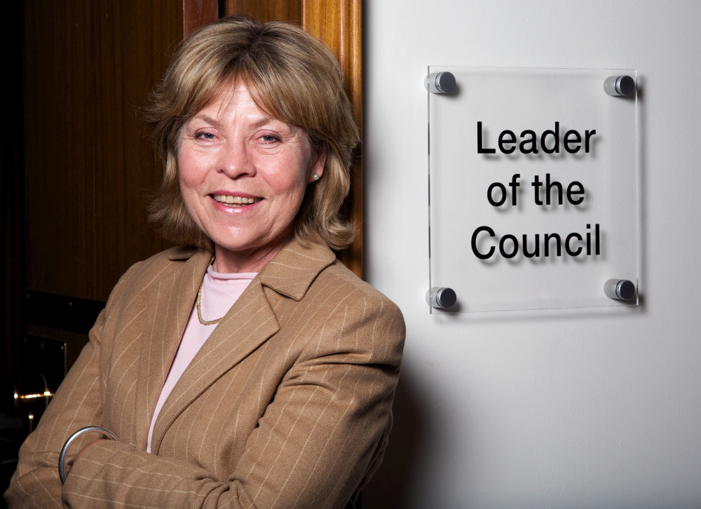 Cllr Izzi Seccombe addressed MP's and district councillors last night (image via Warwickshire County Council)