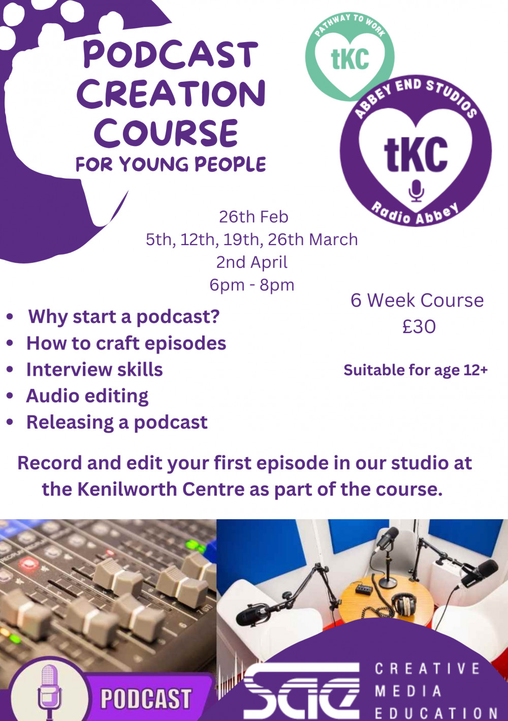 Podcast Creation Course for Young People