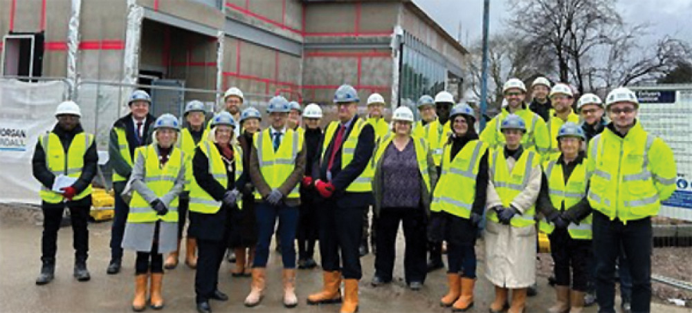 Councillors and stakeholders toured the site