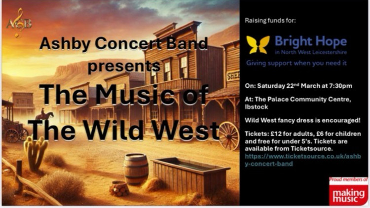 The Music of the Wild West at The Palace Thatre, Ibstock, near Ashby de la Zouch