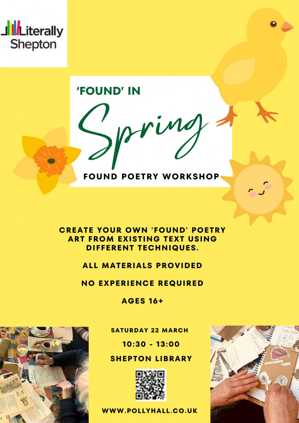 Found Poetry Workshop with Polly Hall