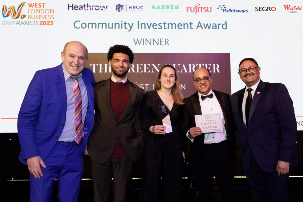 Richmond-based business, St George,  won the Community Investment Award at the 2025 West London Business Awards (Peter L Hughes)