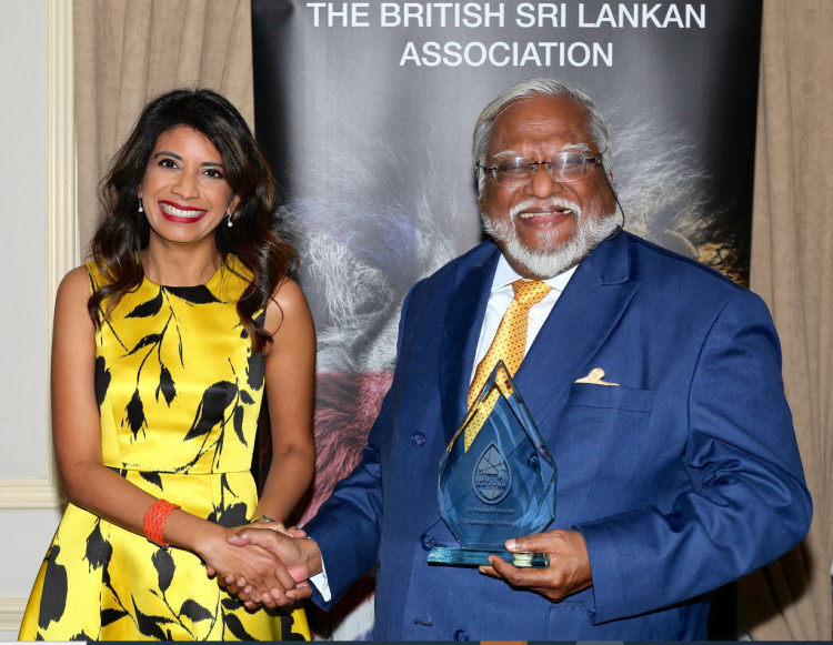 (Left to right) Dr. Reena Ravikumar, 2023 Award winner  and Nirj Deva DL, FMEP, FMP. (Image supplied)