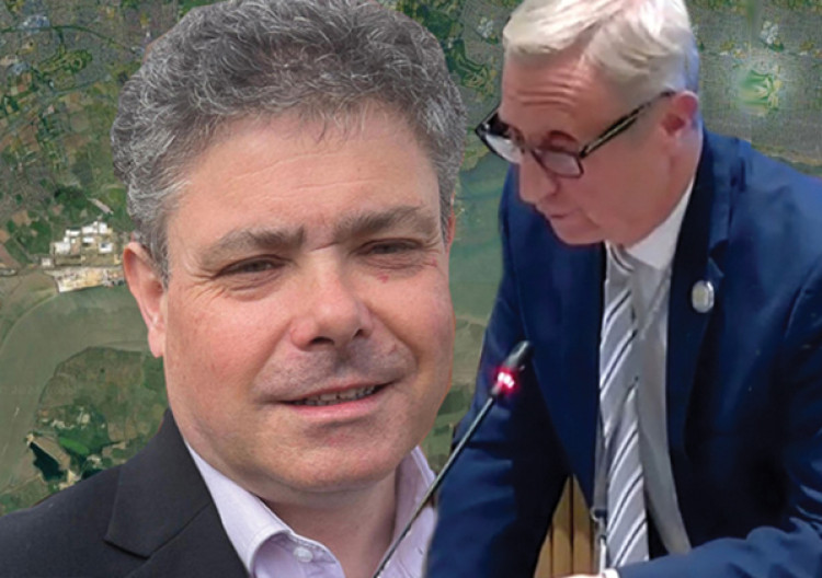 Cllr John Kent came under fire from Cllr Barry Johnson (right).