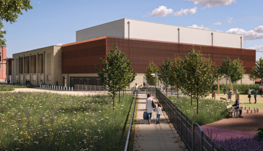 CGI of the planned new leisure centre in Kingston (Credit: Roberts Limbrick/Kingston Council, provided in Kingston Council documents)