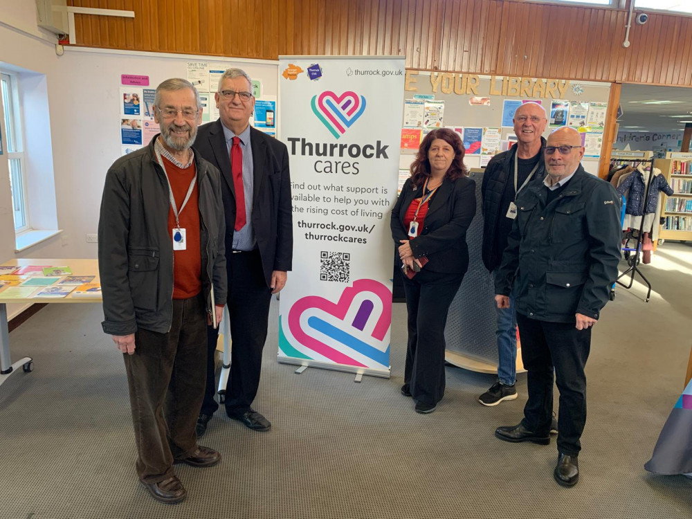 From left: Cllrs John Cecil, Mark Hooper, Sara Muldowney, John Fox and Roy Jones. 