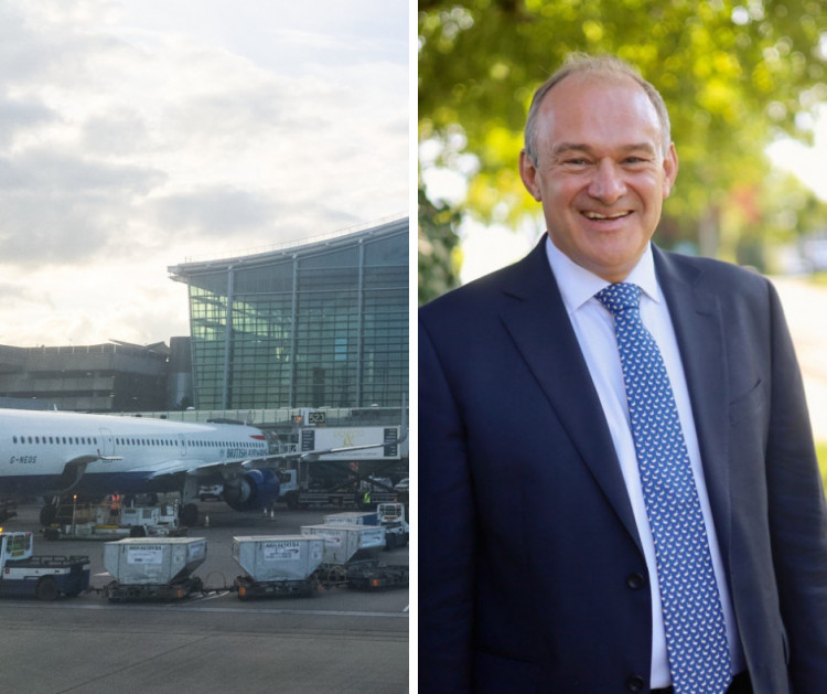 Kingston and Surbiton MP says he is 'worried about Heathrow' (Credit: Nub News / Liberal Democrats)