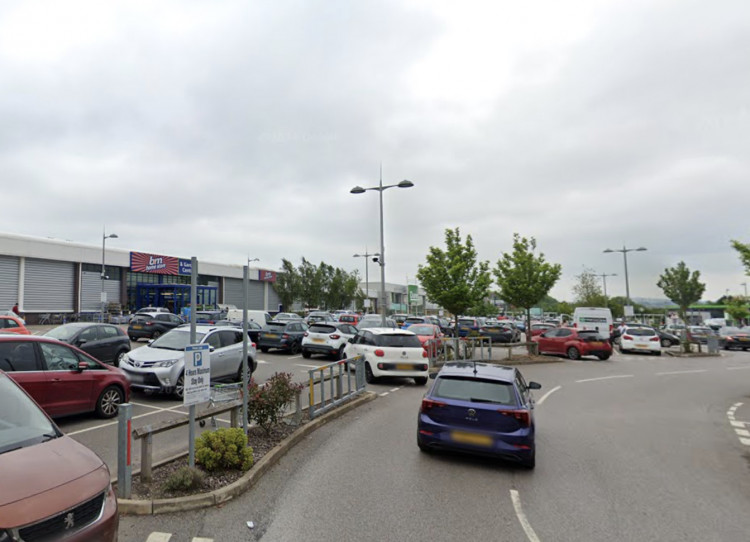 Police were called to Wolstanton Retail Park on Saturday (Google).