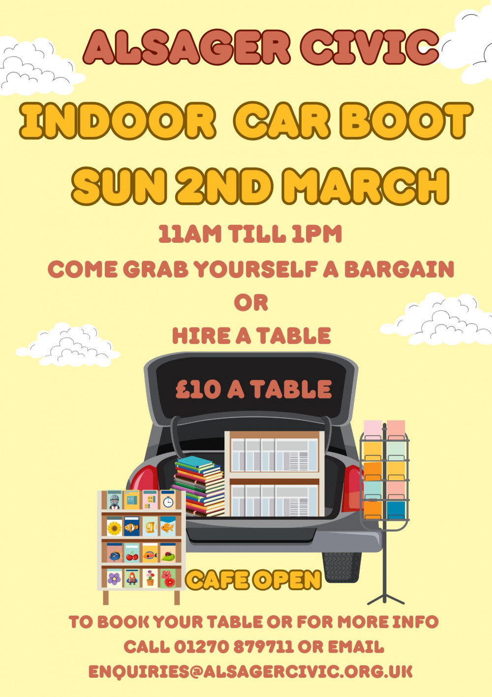 Indoor Car Boot Indoor Car Boot