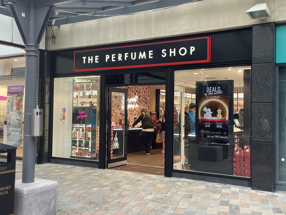 The Perfume Shop at Unit NC5, 78, Merseyway Shopping Centre has unveiled a new look store, with a new layout, digital screens, and more (Image - Stockport Nub News)