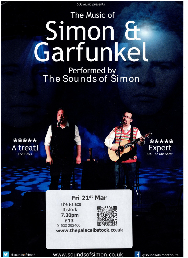 The Sounds of Simon - Simon and Garfunkel Tribute at The Palace Community Centre, Ibstock, near Coalville