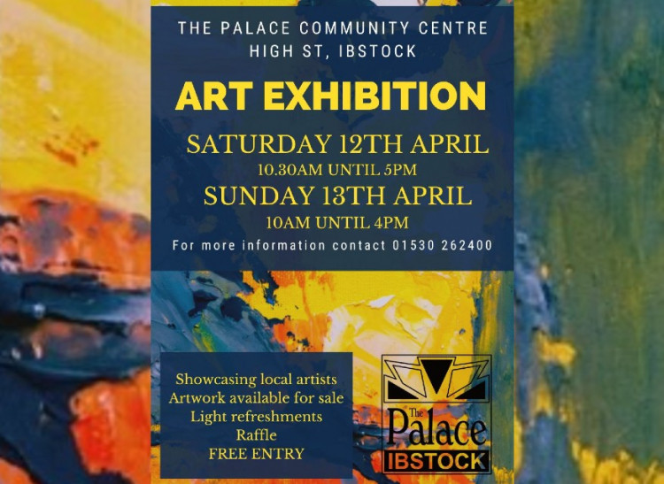 The Palace Art Exhibition at The Palace Community Centre, Ibstock, near Coalville