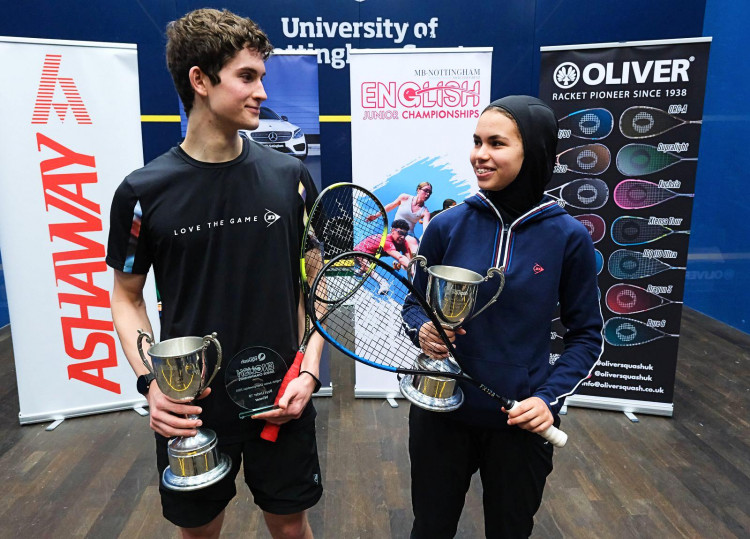 Alexander Broadbridge and Mariam Eissa won their fourth titles in Nottingham (Image by Steve Cubbins)