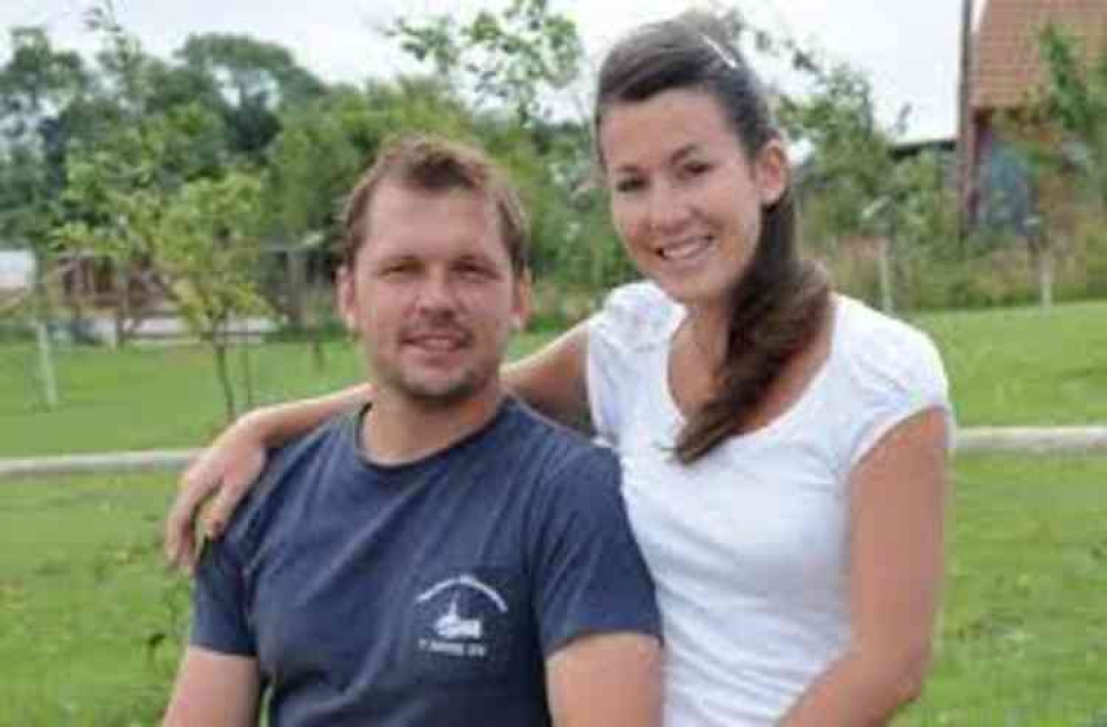 Michaela Doherty with TV presenter and farmer Jimmy on their Shotley peninsula wildlife park