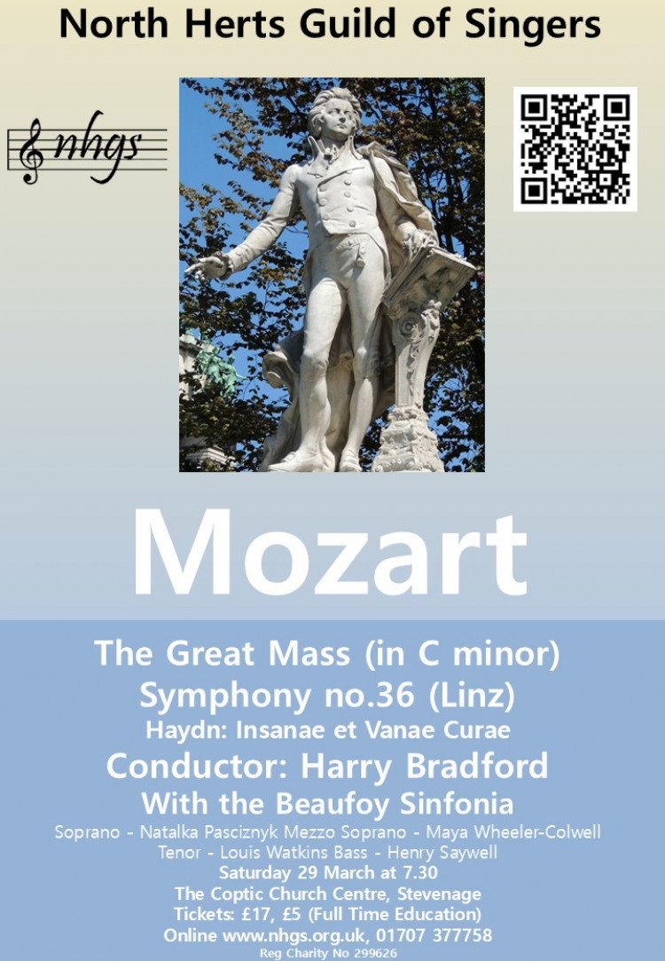 North Herts Guild of Singers present Mozart