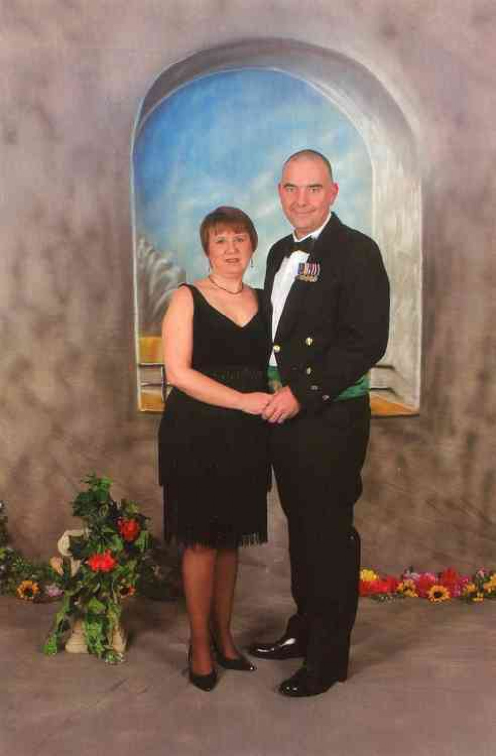 CPO Sams with wife Tracy CPO Sams with wife Tracy