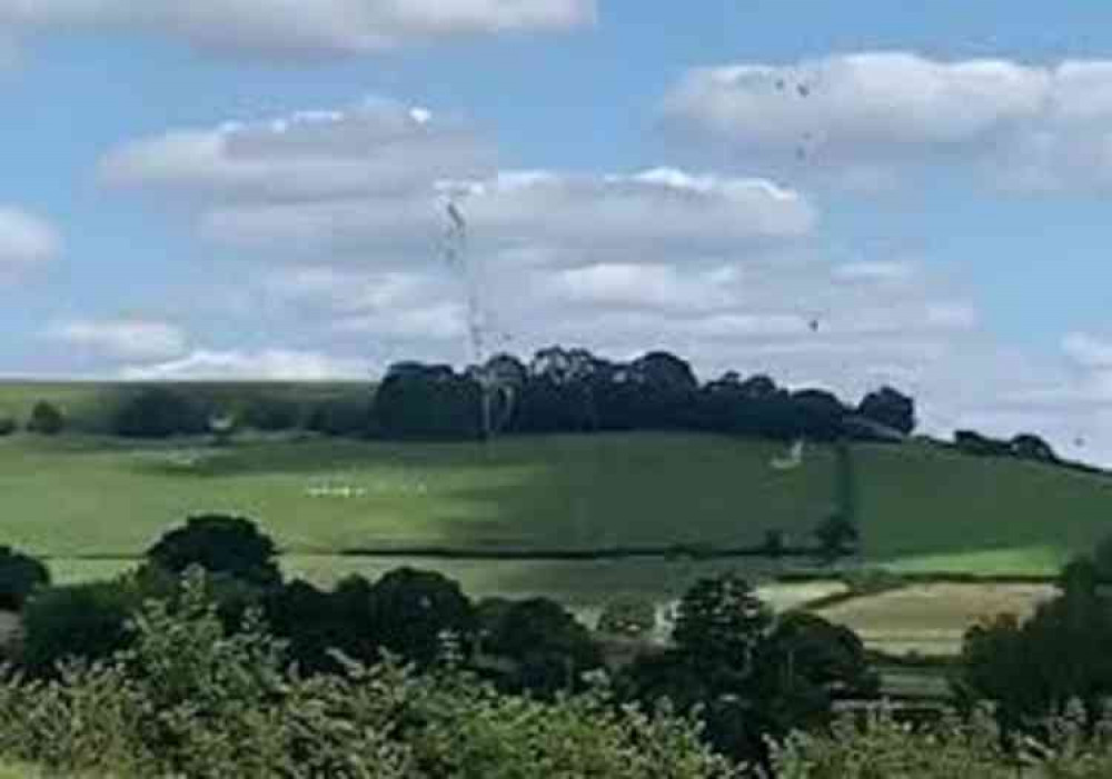 It's raining hay - (picture Tom Pearce)