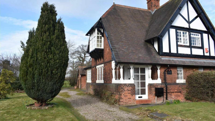 The two-bedroom semi-detached cottage on Crewe Road, Crewe Green (Stephenson Browne).