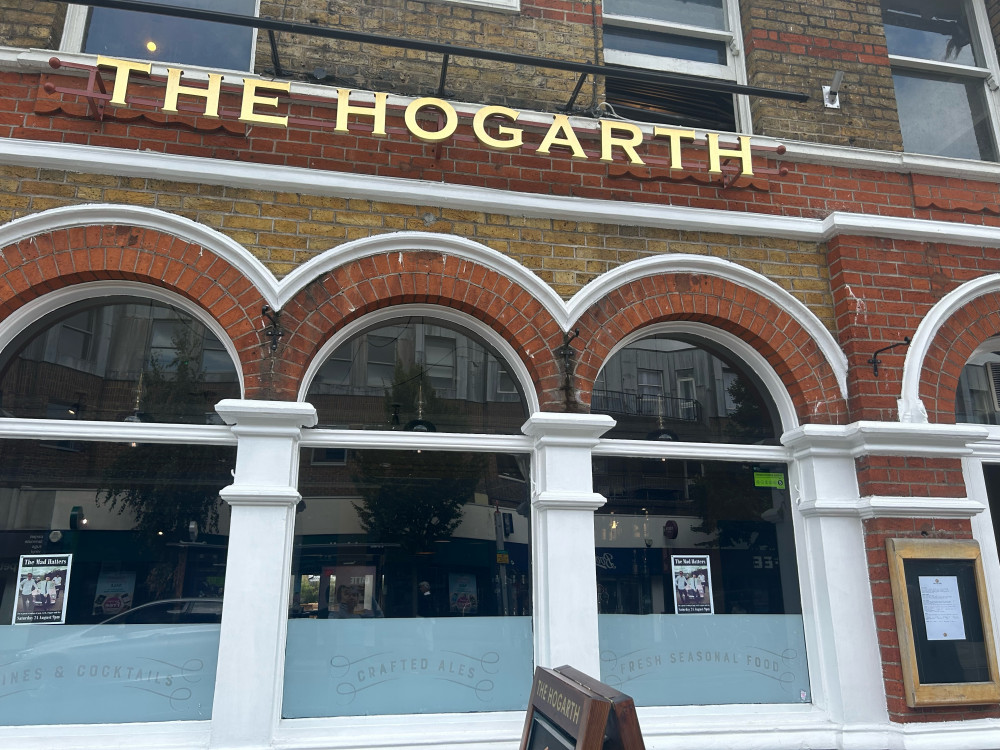 The Hogarth is located in 58 Broad St, Teddington TW11 8QY (Credit: Tilly O'Brien)