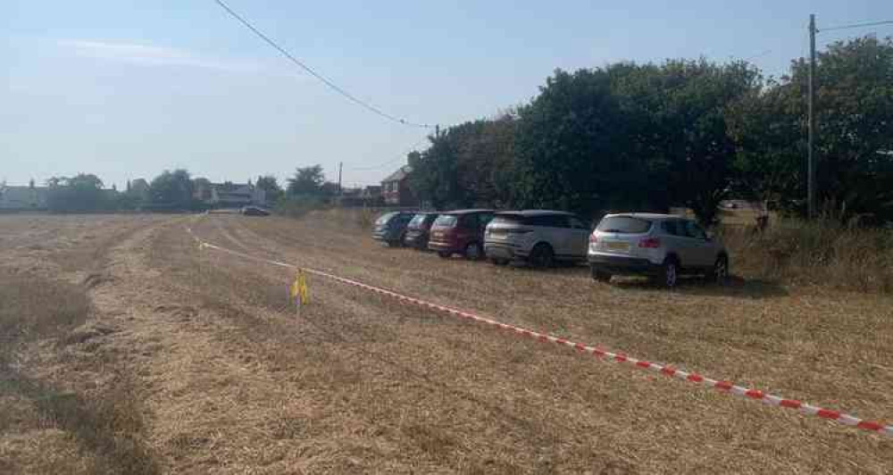 Controversial temporary field used to take cars off the road