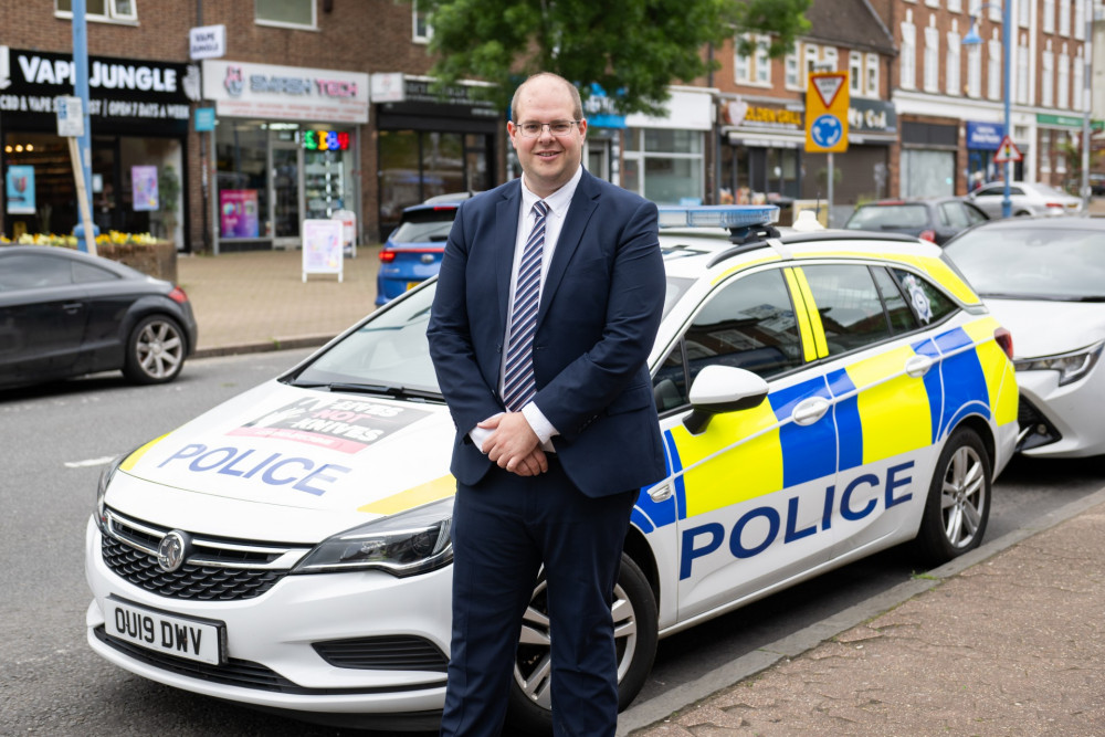 Hertfordshire Police and Crime Commissioner Jonathan Ash-Edwards  