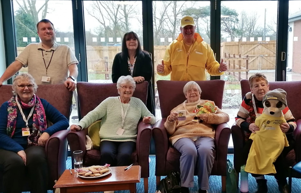 Martin Cooper paid a visit to Bright Hope in Swannington. Photos: Supplied