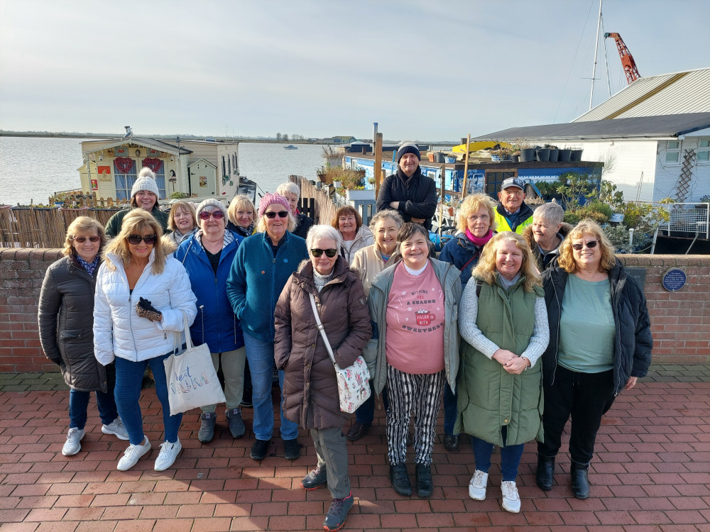 The group are celebrating one year of the wellbeing walk. (Credit: Maldon and District CVS)