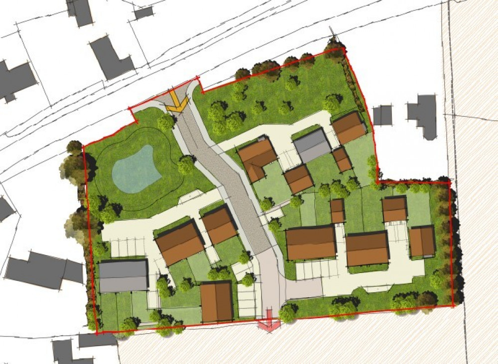 The proposed Balsall Common homes (Picture: Rainier Developments Limited/Solihull Council)