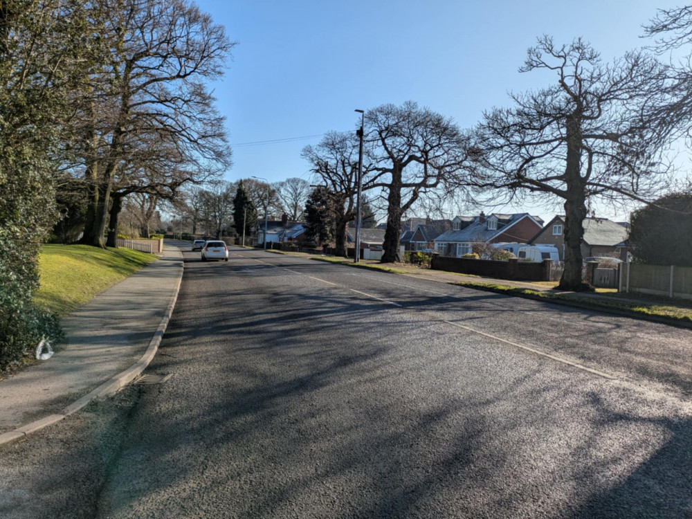 Road treatment on Middlewich Road in Sandbach has failed - just 10 months after the work was carried out.  (Photo: Nub News)  