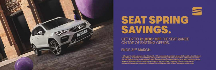 Looking for a new car? Now is the time to take a look at the SEAT Spring Savings Event (Swansway).