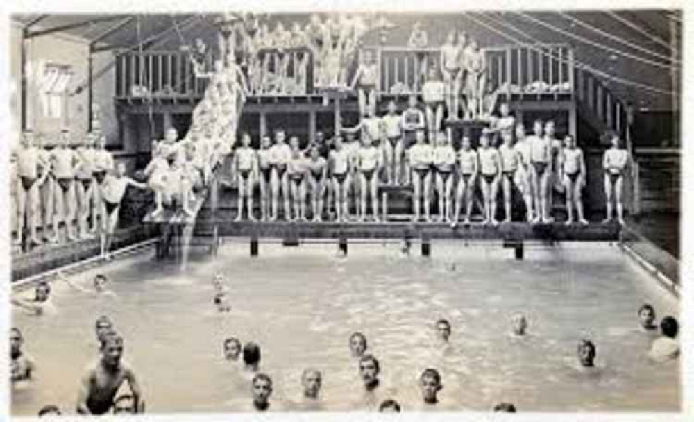 Ganges swimming pool in its heyday Ganges swimming pool in its heyday