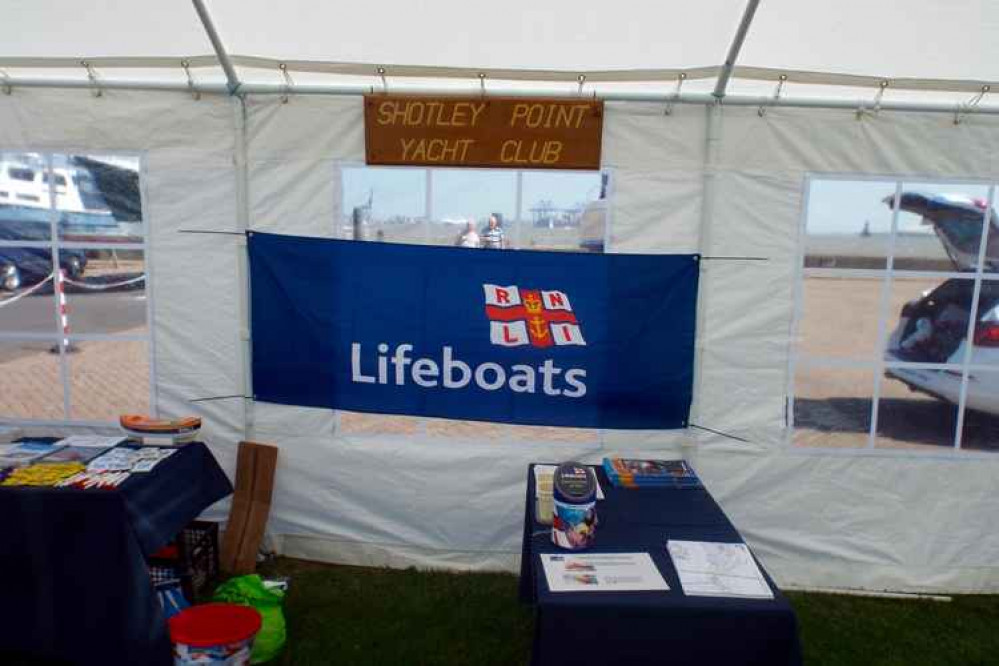 Lifeboat display at a SPYC summer event