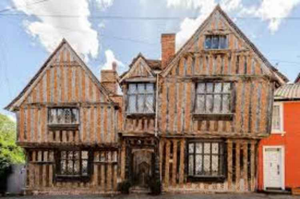 The house in Lavenham used in Harry Potter films