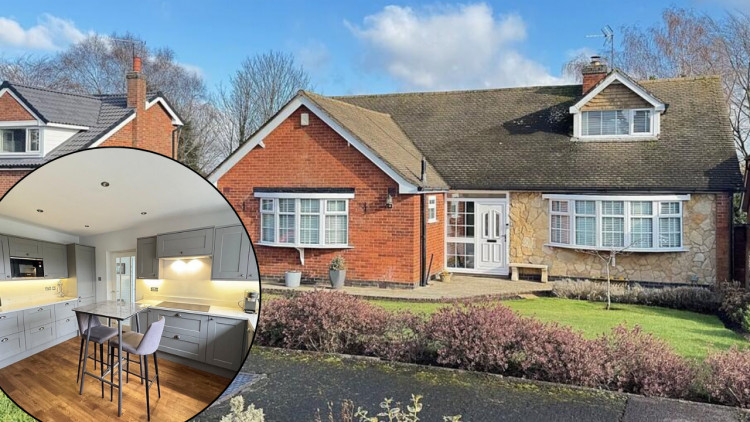 This week we have looked at a four-bedroom bungalow in Stoneleigh currently on the market for £799,000