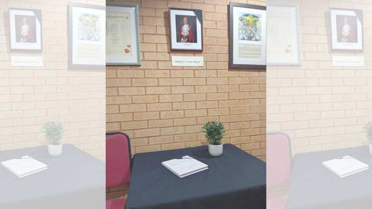 The book of condolences is located at Maldon Town Hall and is open to all to sign. (Credit: Maldon Town Council)