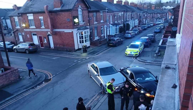 On Monday 24 February, Cheshire Police received reports of a collision on Walthall Street, at the junction with Gainsborough Road (Photo: Scott Twigg).