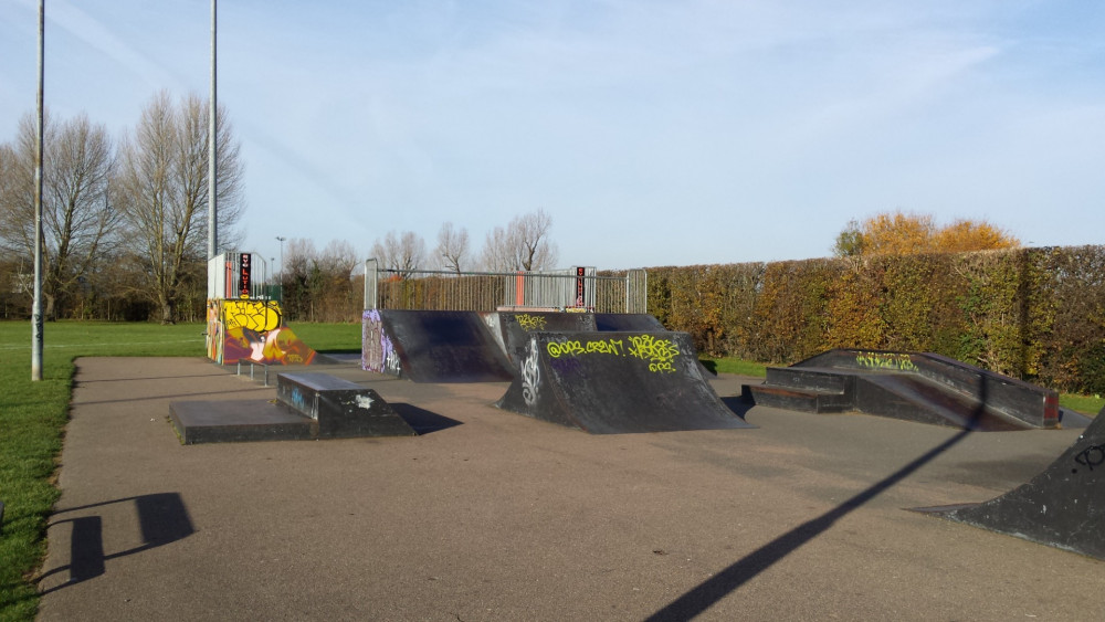 King George V Skatepark in Hitchin