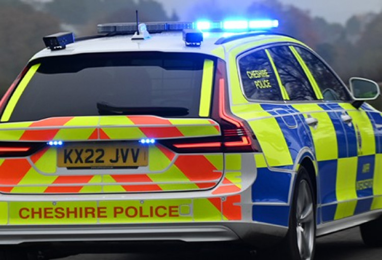 Three people have been arrested following a police pursuit through Macclesfield (Credit: Cheshire Police)