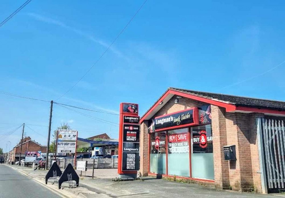 Longman's Family Butchers, Wistaston Road, shuttered in mid-February with no signs of reopening (Hello Ness).