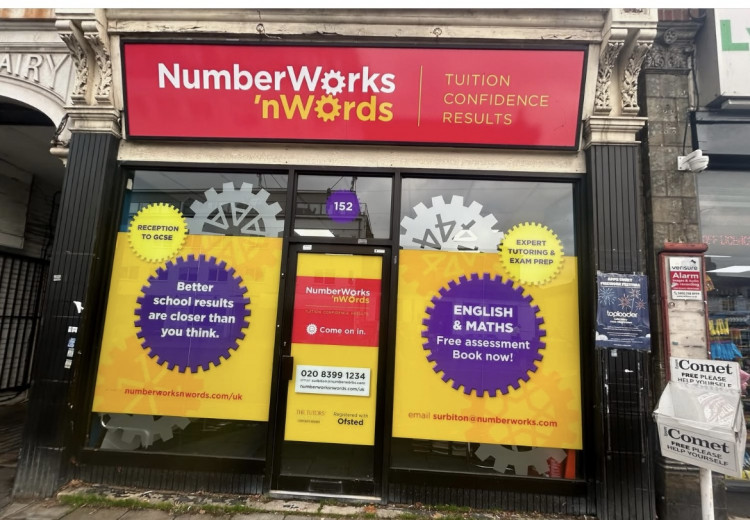 Surbiton NumberWorks’nWords is located in 152 Ewell Road, Surbiton, KT6 6HE (Credit: Tilly O'Brien)