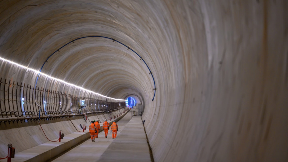 HS2's Long Itchington Wood Tunnel completes its civil engineering phase (image via HS2)