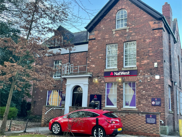 NatWest is closing two of its branches in Stockport borough - at Hazel Grove and Heaton Moor - in June 2025 (Image - Alasdair Perry)