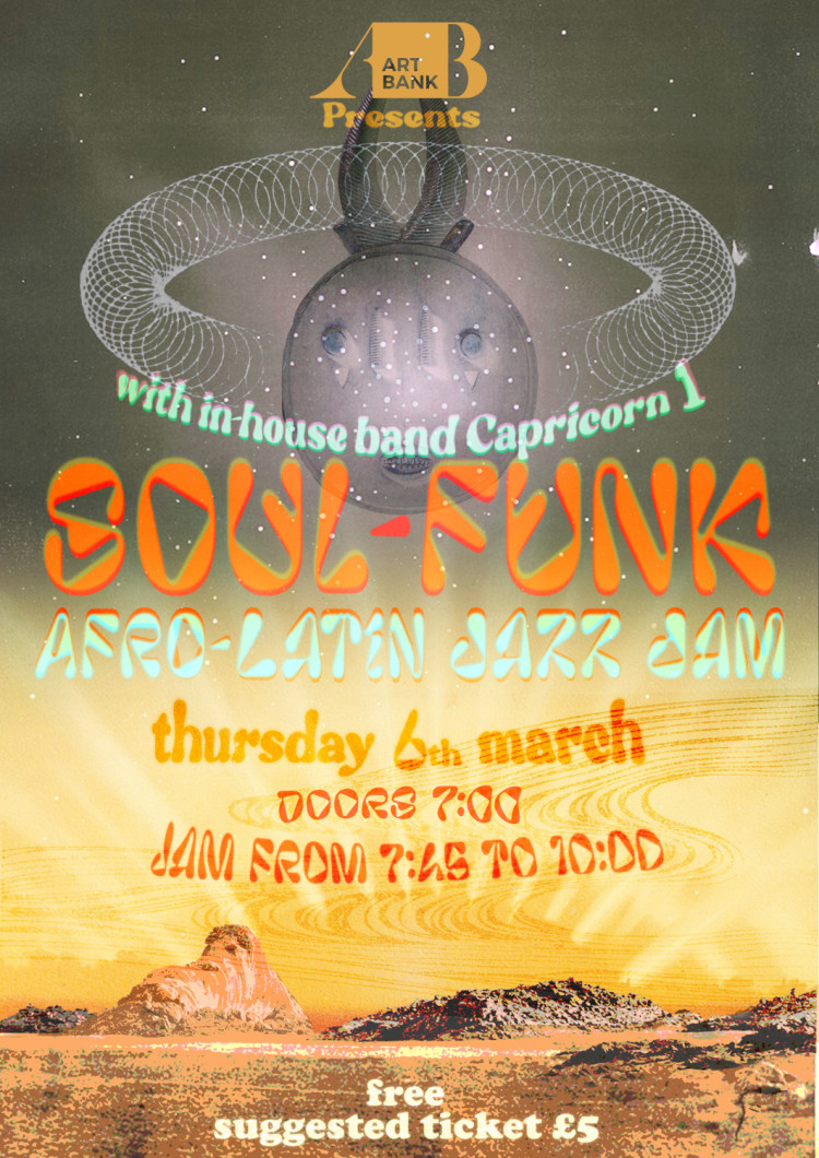 Art Bank presents; Soul-Funk Afro-Latin Jazz Jam