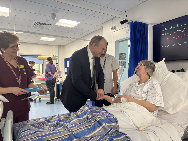 Kingston and Surbiton MP Ed Davey was given a tour of Kingston University's new healthcare suites (Image supplied)